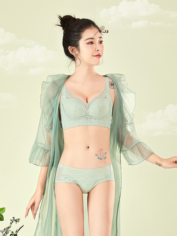 非常曲线内衣2023春夏季蓝色时尚内衣