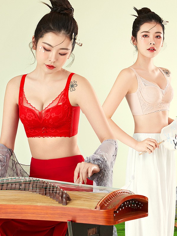 非常曲线内衣2023春夏季红色时尚内衣