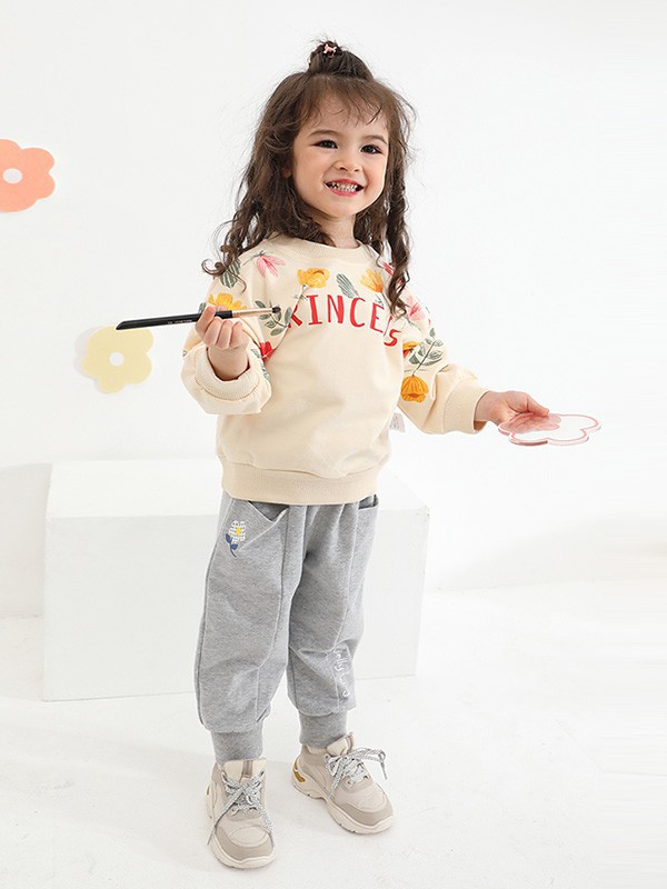 杰里贝比2022秋冬季黄色T恤