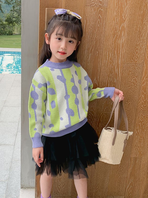 丫逗童装2023春夏季黑色短裙