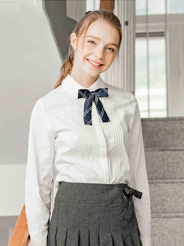 伊顿纪德2022秋冬季白色衬衫