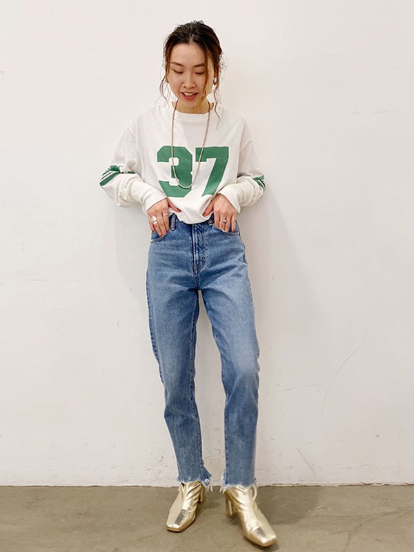 UNGRID2023春夏季白色T恤