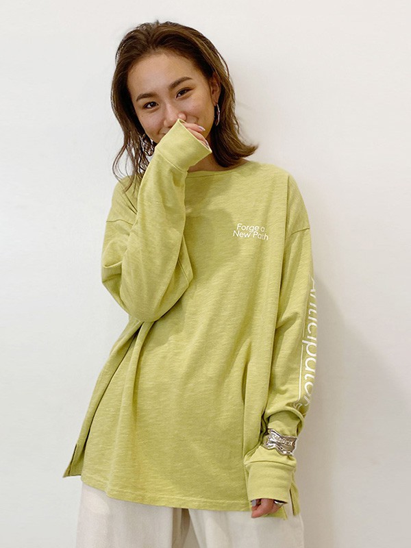 UNGRID女装2023春夏季绿色T恤