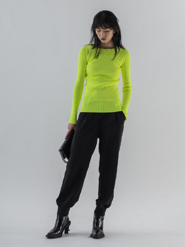 凹合2023春夏季绿色T恤