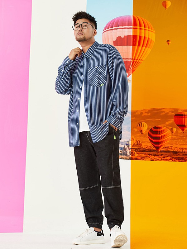 杰沃思豪2023春夏季黑色长裤