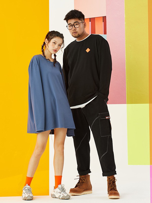 杰沃思豪男装2023春夏季蓝色T恤