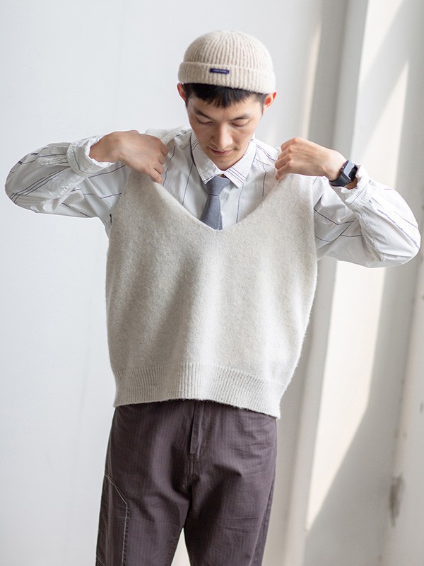 几立男装2023春夏季白色针织衫