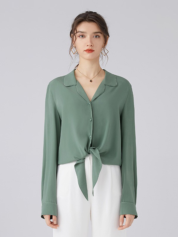 微琪思2023春夏季绿色T恤