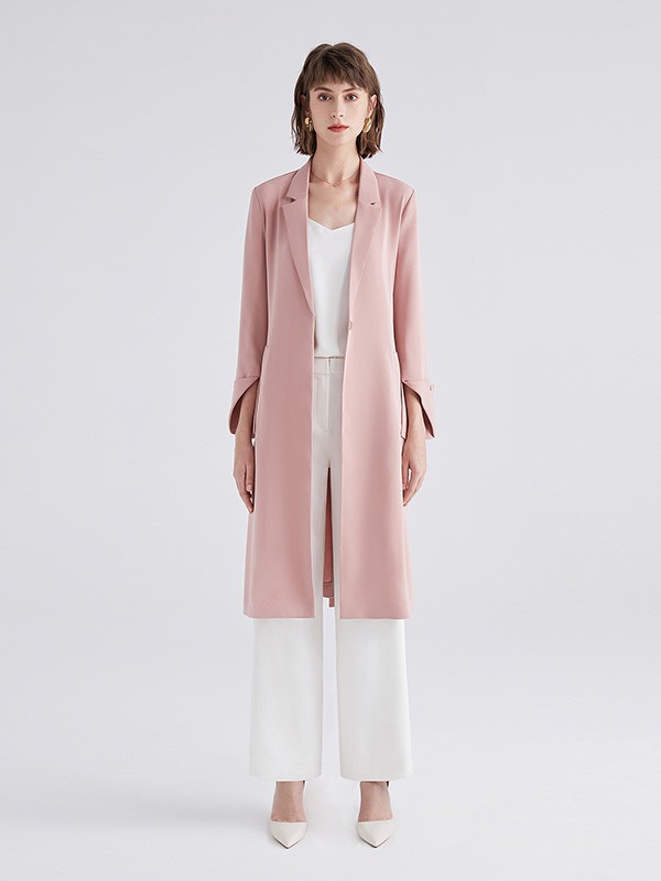 微琪思2023春夏季粉色外套