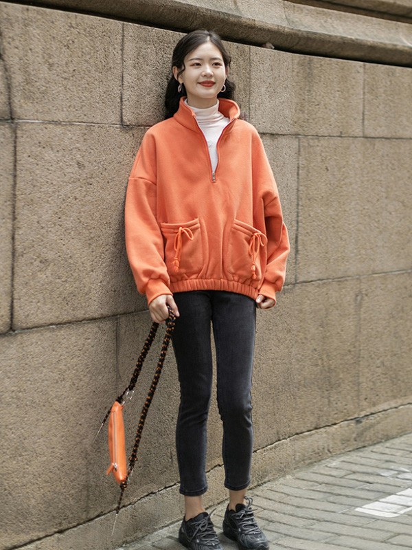 LRUD女装2023春夏季黑色长裤