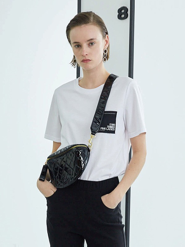 芊艾女装2023春夏季白色T恤