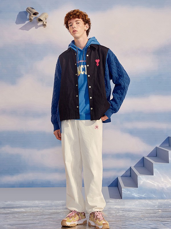 SENCELA休闲装2022秋冬季蓝色卫衣