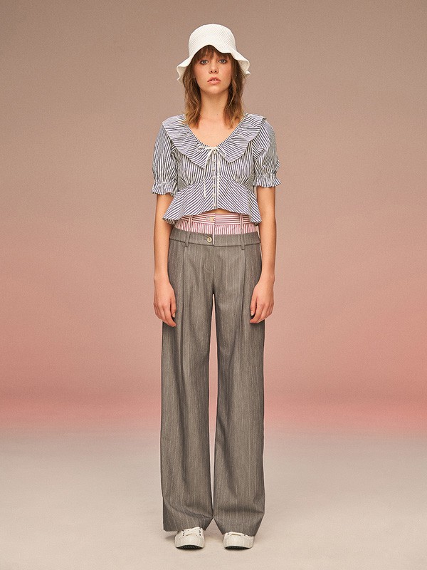 YAOZONKU2023春夏季灰色T恤