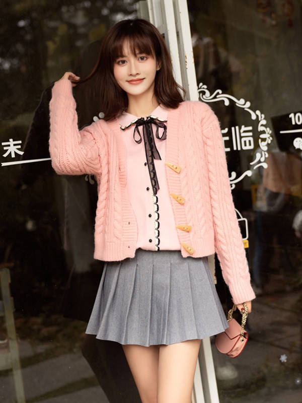 爱泰女装2022秋冬季灰色polo衫