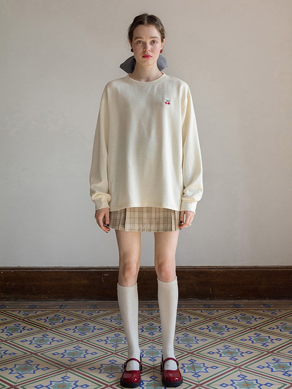 LLANO女装2022秋冬季白色T恤