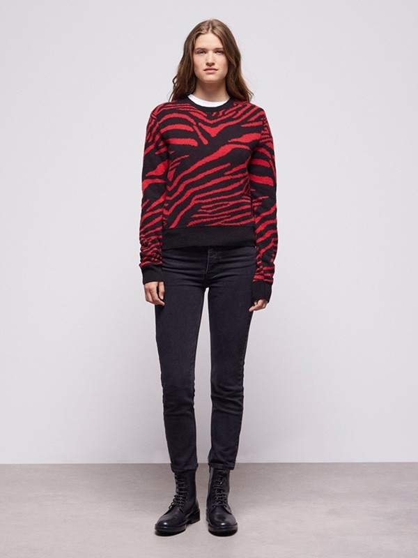 THEKOOPLES2023春夏季黑色长裤