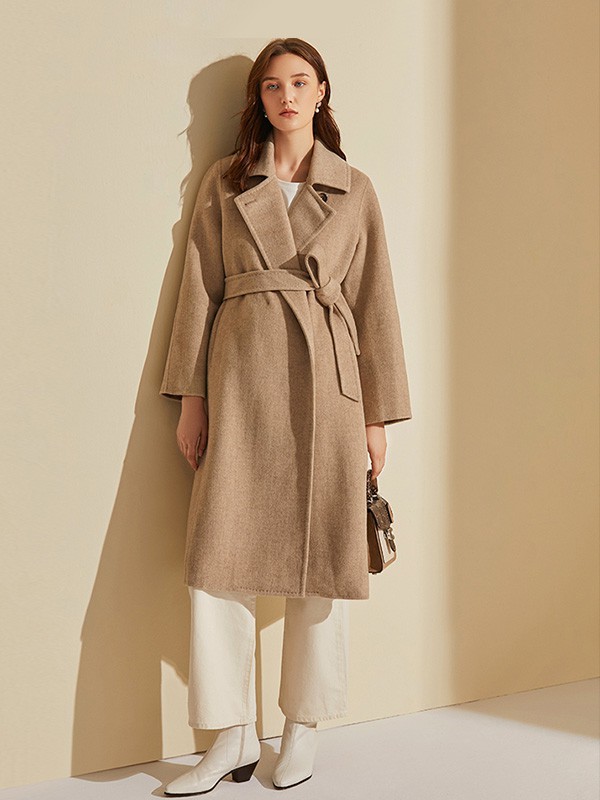 法涵·意弛2022秋冬季卡其色大衣