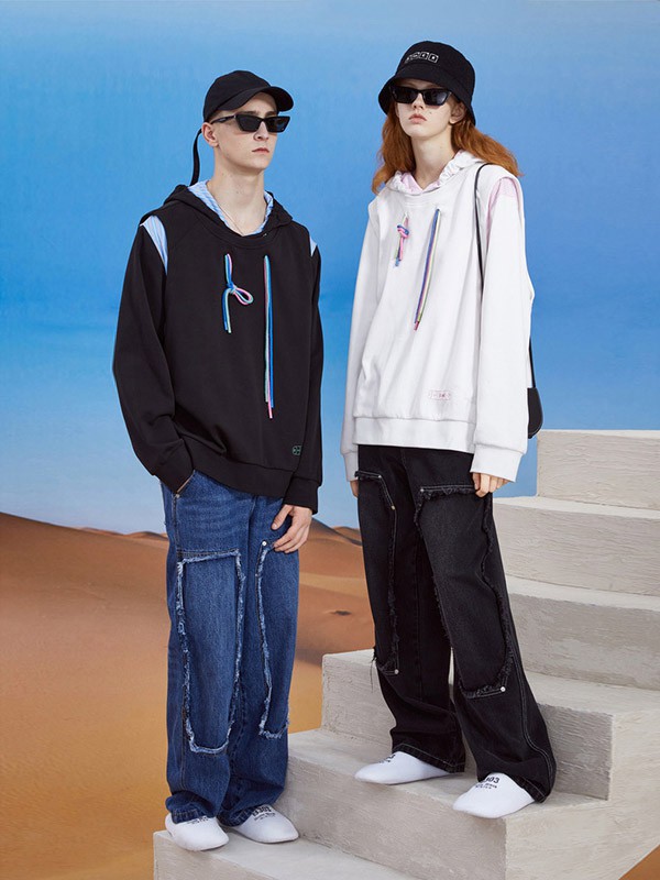 BOSIE2022秋冬季白色卫衣