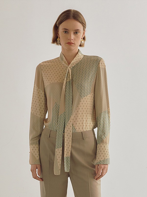 Bouthentique女装2022秋冬季卡其色长裤