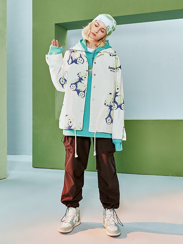 BEASTER休闲装2022秋冬季咖啡色工装裤