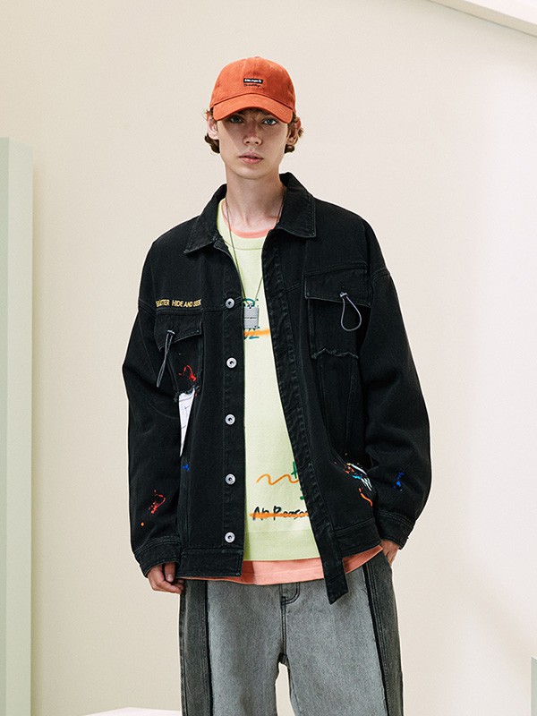 BEASTER休闲装2022秋冬季黑色外套