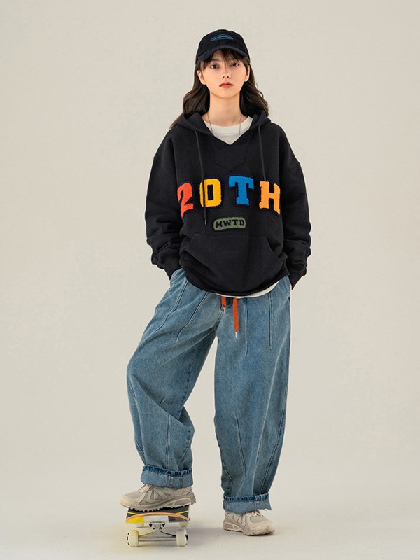 MOSTWANTEDLAB休闲装2022秋冬季黑色T恤