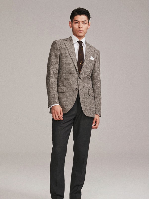 FULLMONTY男装2022秋冬季黑色长裤