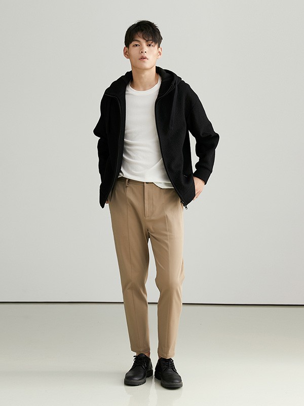 THESSNCE男装2022秋冬季白色T恤