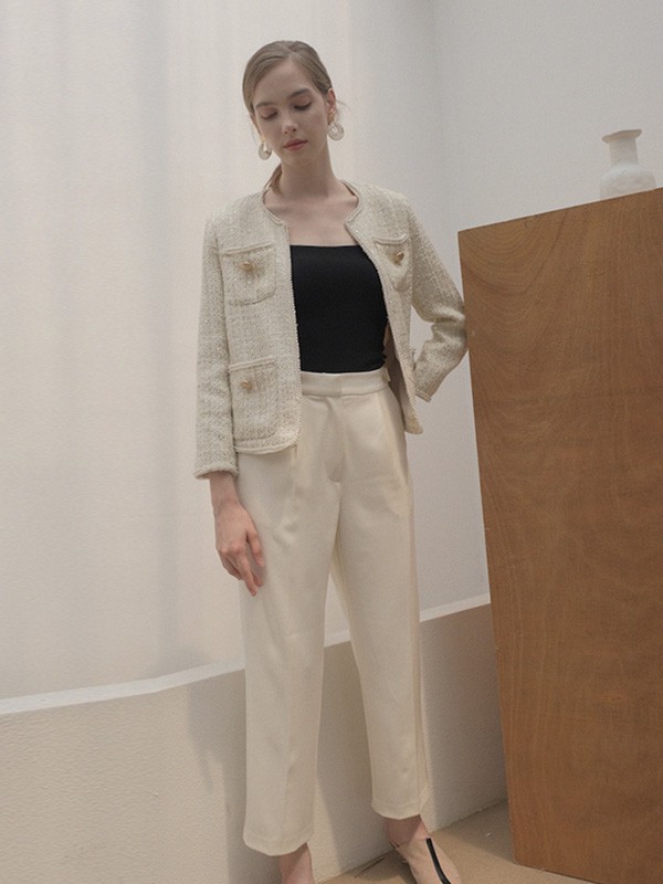 花纳女装2023春夏季黑色背心