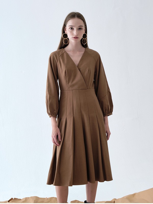 花纳女装2023春夏季咖啡色连体衣