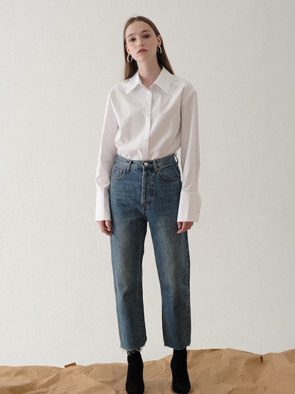 花纳女装2023春夏季白色衬衫