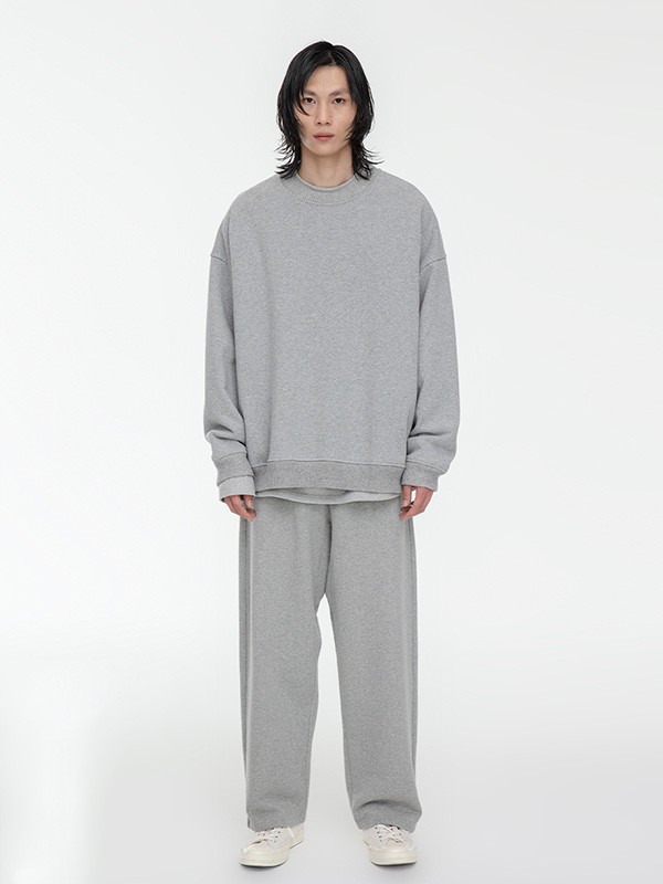 好饭男装2022秋冬季灰色T恤