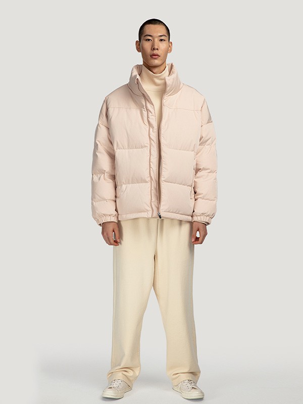 好饭男装2022秋冬季白色长裤