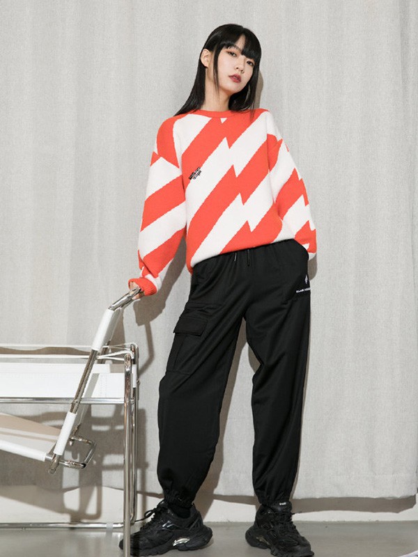 UIIJII休闲装2022秋冬季橙色T恤