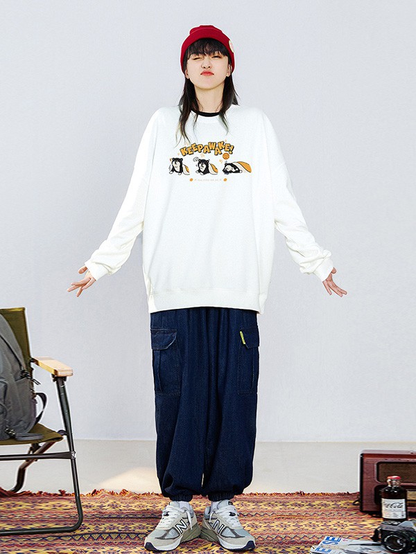 第七公社休闲装2023春夏季白色T恤