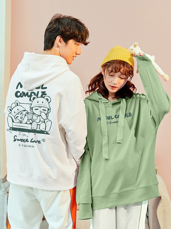 第七公社休闲装2023春夏季白色卫衣