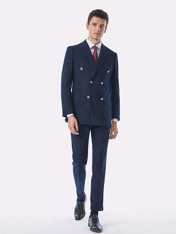 休塔男装2022秋冬季白色长裙