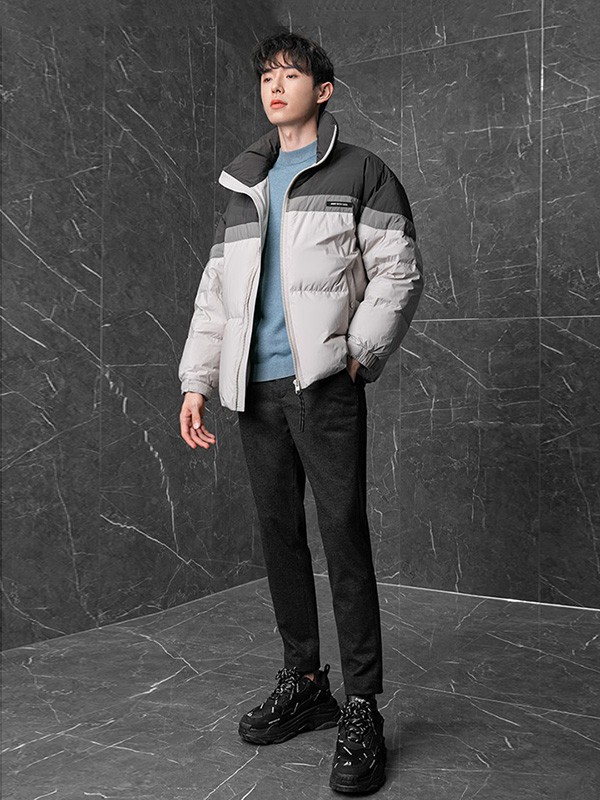 伊夫罗兰男装2022秋冬季黑色长裤