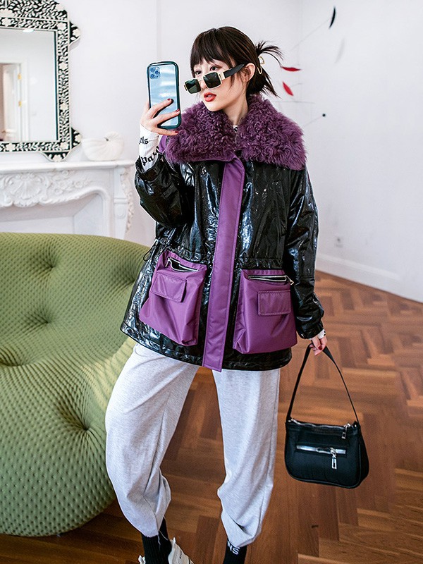 法萨奴女装2022秋冬季白色阔腿裤