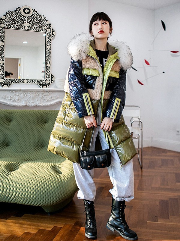 法萨奴女装2022秋冬季白色阔腿裤