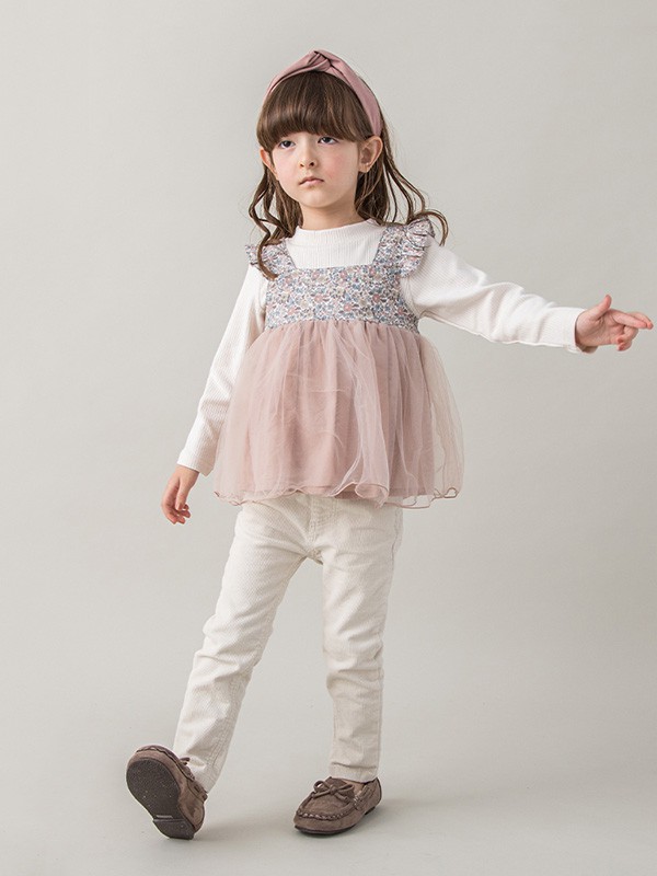 PETITMAIN童装2022春夏季白色T恤