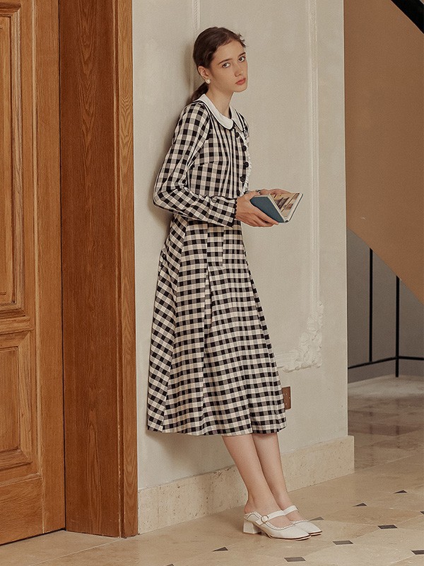 ISISLOVE女装2023春夏季白色连衣裙