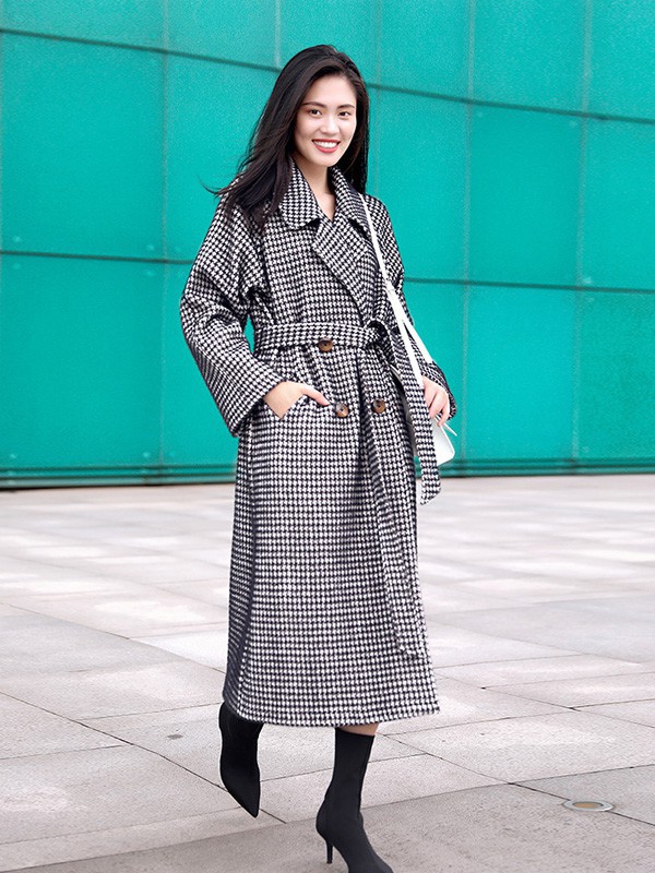 DIFFERENTES女装2022秋冬季灰色大衣