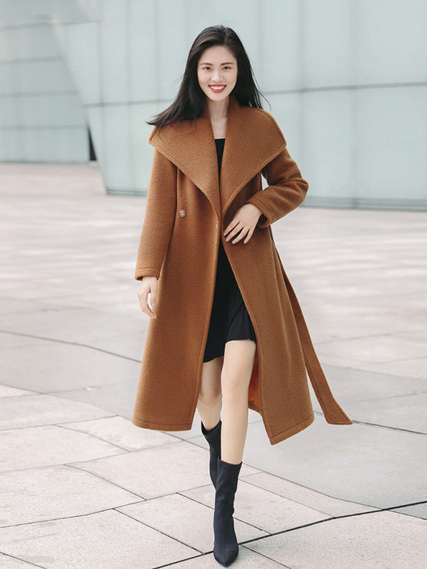 DIFFERENTES女装2022秋冬季咖啡色打底衫