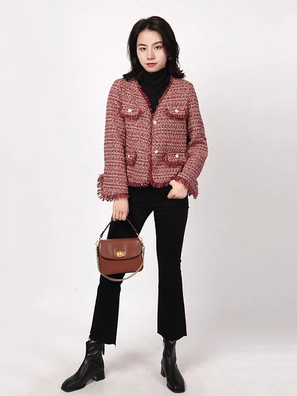 小丽衣橱女装2023春夏季黑色长裤