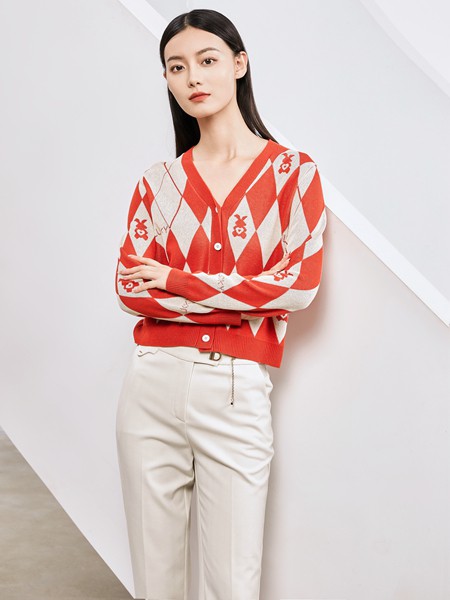 香影女装2023春夏季白色长裤