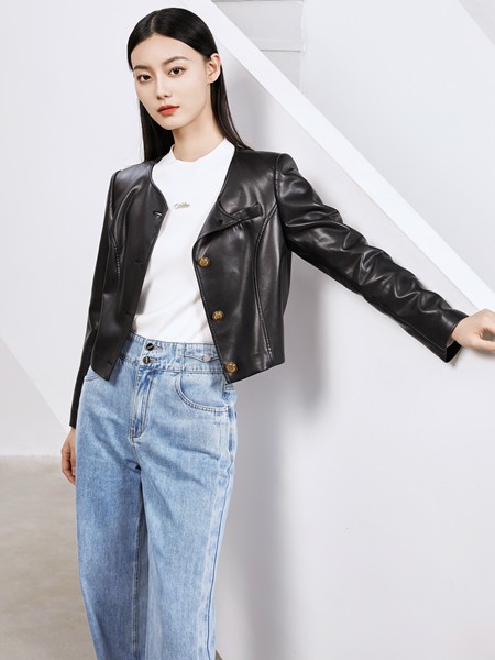 香影女装2023春夏季白色polo衫