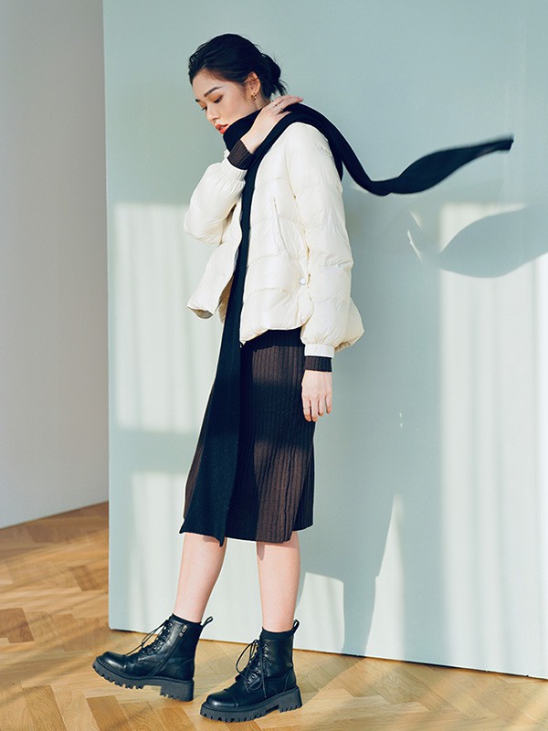 双木偶女装2023春夏季白色衬衫