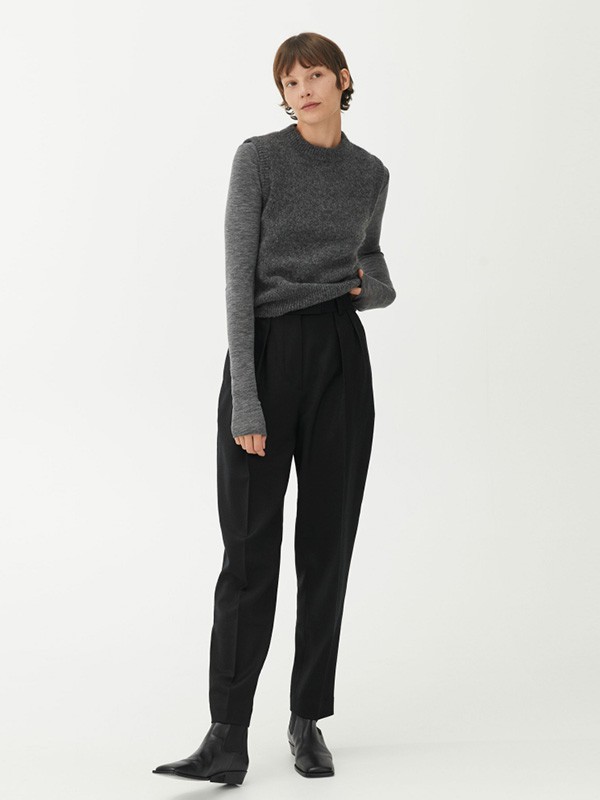 ARKET休闲装2022秋冬季灰色T恤