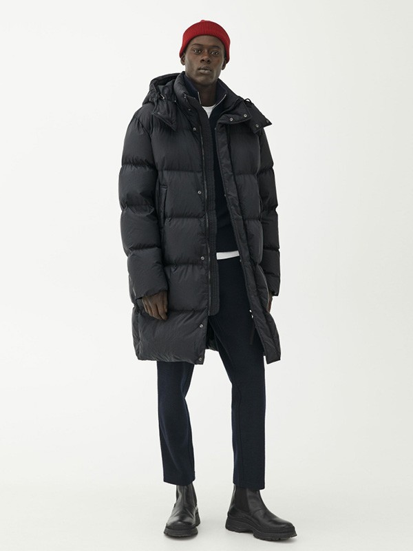 ARKET休闲装2022秋冬季黑色棉服